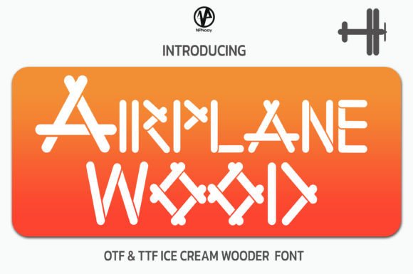 Airplane Wood Font: Editorial Charm for Creative Layouts