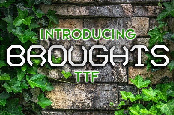 Broughts Font: A Sci-Fi Typeface for Web Design