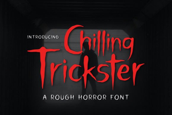 Chilling Trickster Font: A Display Typeface for Horror Campaigns