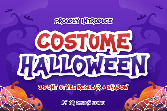 Costume Halloween Font: Playful Editorial Typography