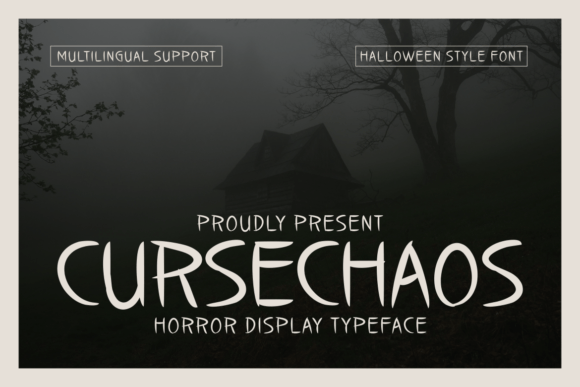 Cursechaos Font: Elevating Spooky Editorial Design