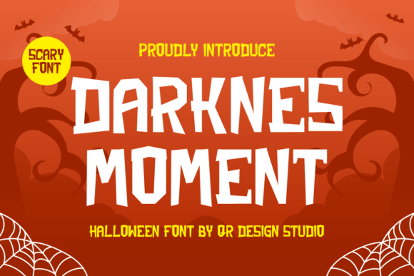 Darknes Moment Font: Whimsical Branding for Small Business