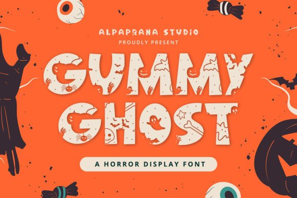 Gummy Ghost Font: Adding Cute Horror to Brand Design