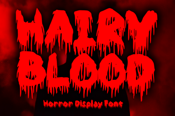 Hairy Blood Font: Bold Branding for Niche Businesses