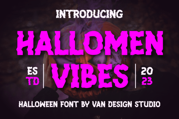 Hallomen Vibes Font: Elevating Digital Brand Layouts