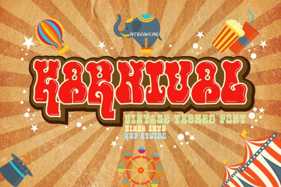 Karnival Font: Graffiti Style for Craft Projects