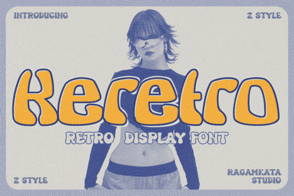 Keretro Font: A Display Typeface for Editorial Nostalgia