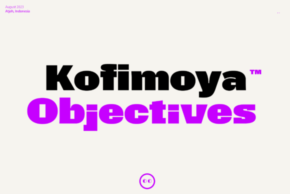 Kofimoya Font: A Modern Display Typeface for Branding