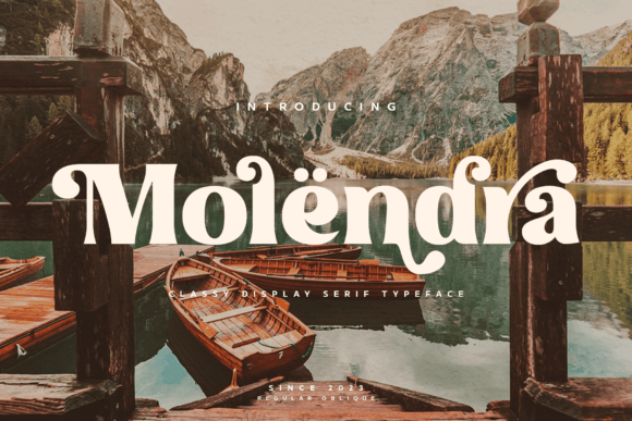 Molendra Font: A Refined Serif for Editorial Design