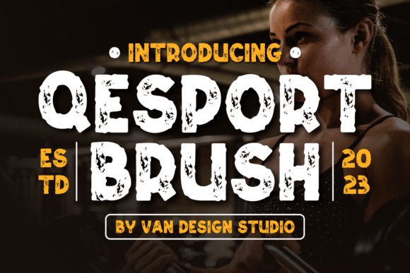 Qesport Brush Font for Dynamic Web Design