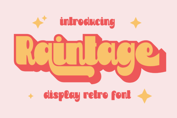 Raintage Font: Elevating Editorial Design with Retro Charm
