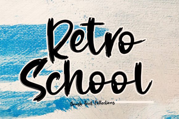 Retro School Font: A Display Typeface for Small Business Branding