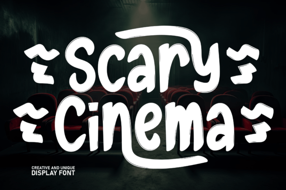 Scary Cinema Font: A Sweet Display Typeface for Campaigns