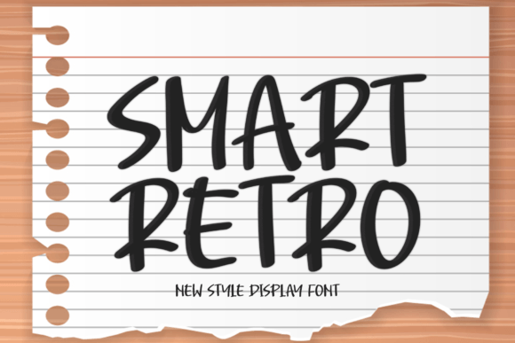 Smart Retro Font: A Modern Display Typeface for Branding