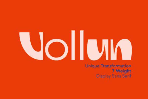 Vollun Font: Modern Display Typography for Digital Campaigns