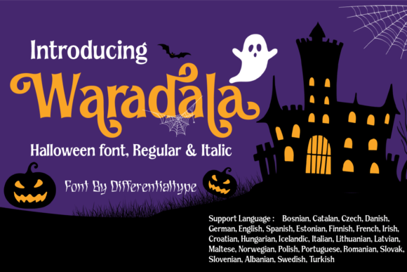 Waradala Font: Elevating Spooky Season Branding