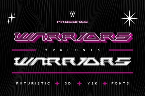 Warriors Font: Cyberpunk Style for Digital Campaigns