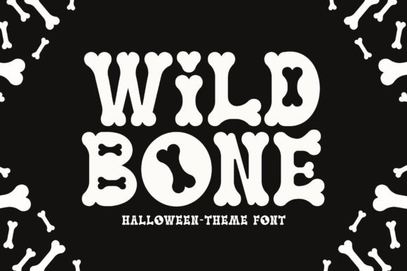 Wild Bone Font: Spooky Retro Type for Crafts